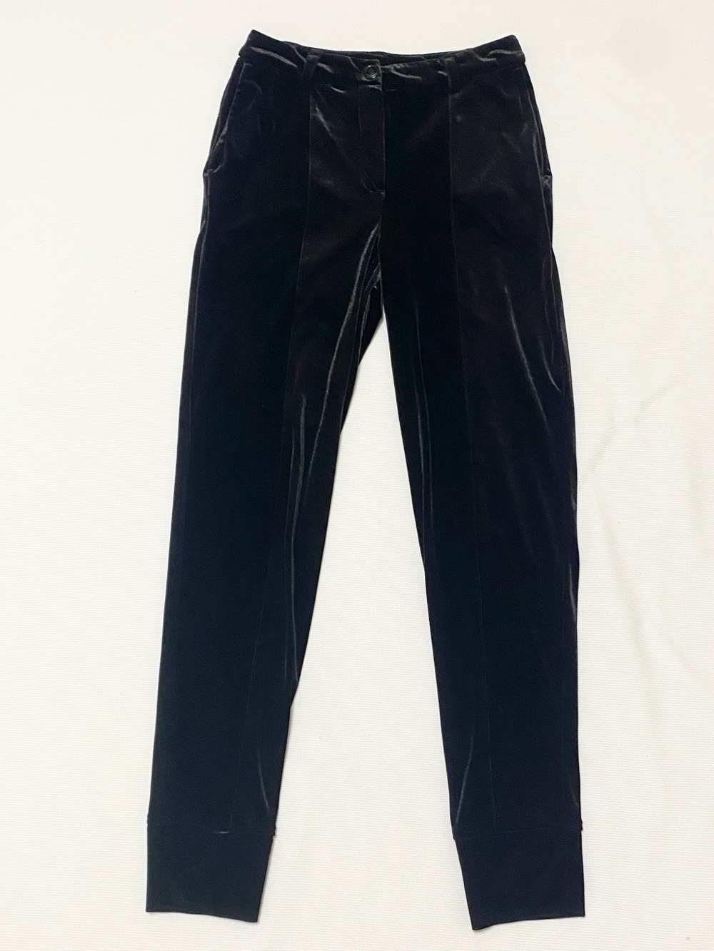 Anatomie Kori Stretch Velvet Jogger Pants Black